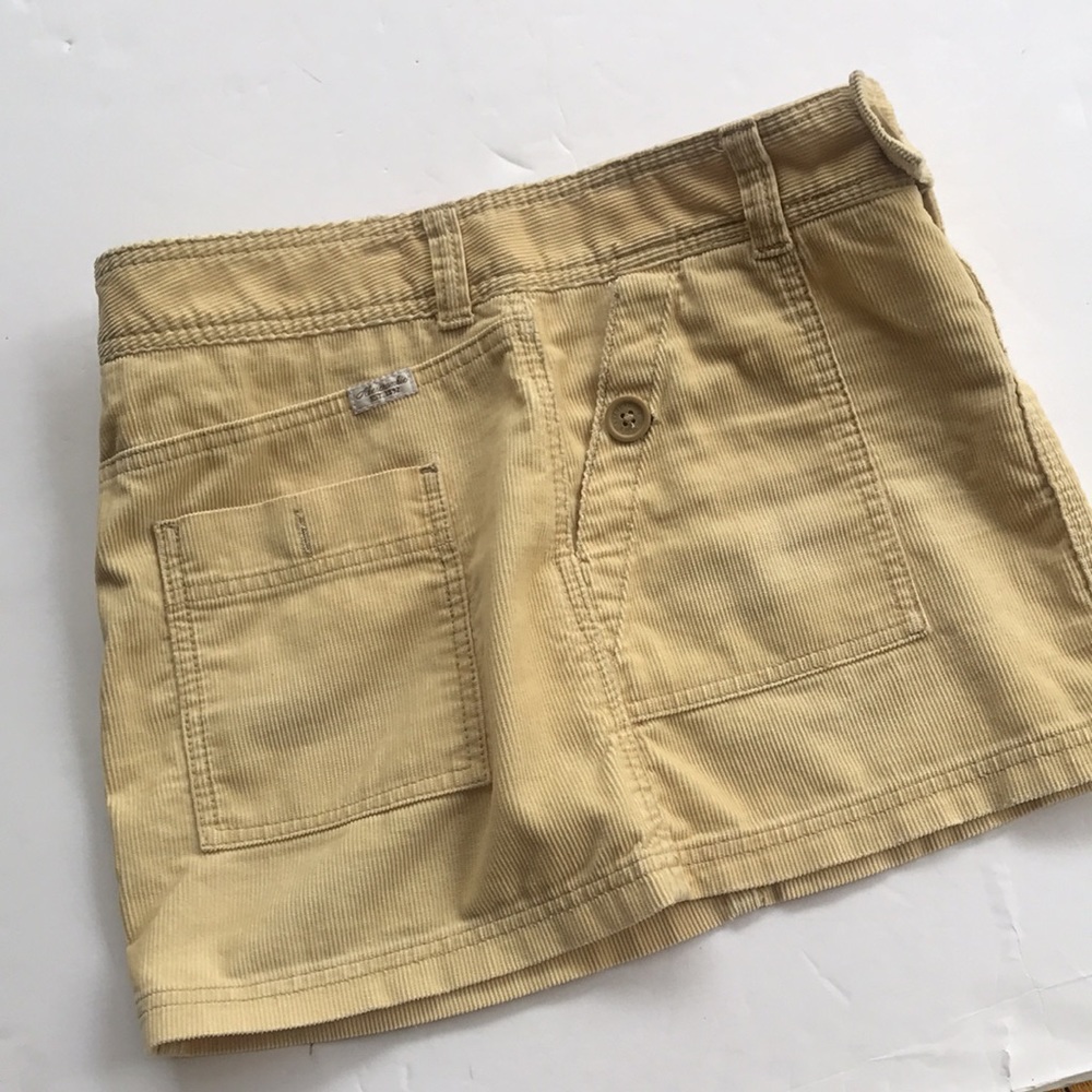 Vintage Abercrombie Fitch Y2k Corduroy Schoolgirl Academia Clueless Mini Skirt 2 - Picture 9 of 15